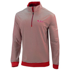 Philadelphia Phillies Columbia Omni-Wick Even Lie Quarter-Zip Pullover Top Lifestyle