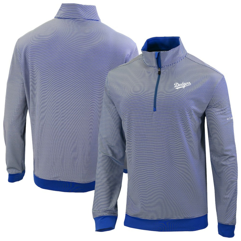 Los Angeles Dodgers Columbia Omni-Wick Even Lie Quarter-Zip Pullover Top for sale