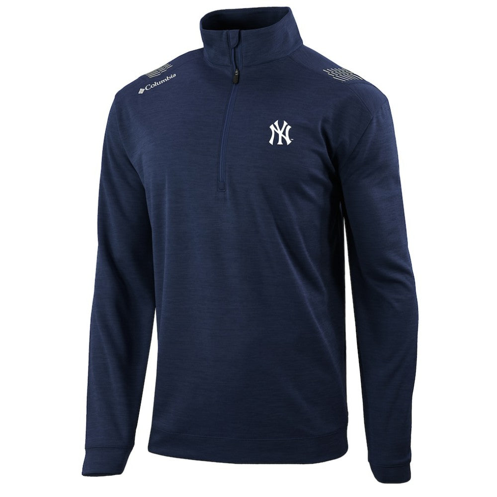New York Yankees Columbia Oakland Downs Omni-Wick Quarter-Zip Top On Sale