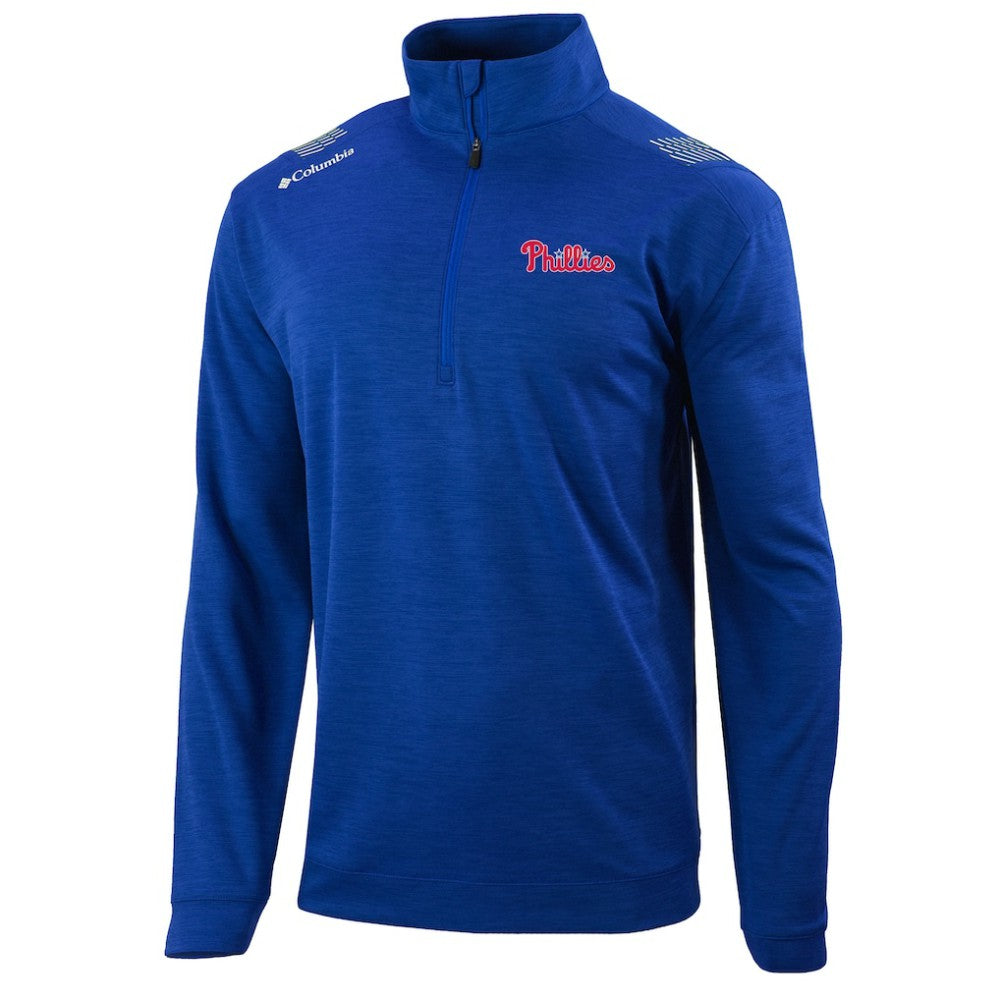 Philadelphia Phillies Columbia Oakland Downs Omni-Wick Quarter-Zip Top discount