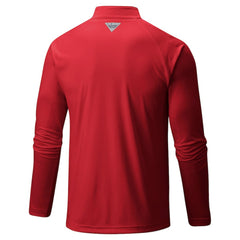 Philadelphia Phillies Columbia Terminal Tackle Raglan Omni-Shade Quarter-Zip Pullover Top Sale
