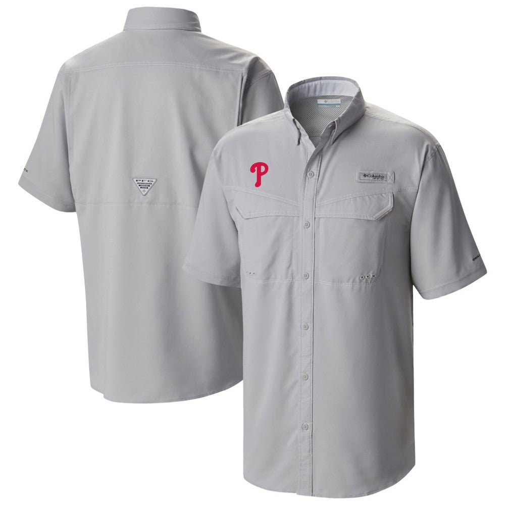 Philadelphia Phillies Columbia Omni-Wick Low Drag Offshore Button-Up Shirt for sale