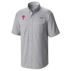 Philadelphia Phillies Columbia Omni-Wick Low Drag Offshore Button-Up Shirt for sale