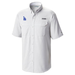 Los Angeles Dodgers Columbia Omni-Wick Low Drag Offshore Button-Up Shirt discount