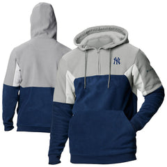 New York Yankees Columbia Lodge Fleece Quarter-Zip Hoodie Clearance