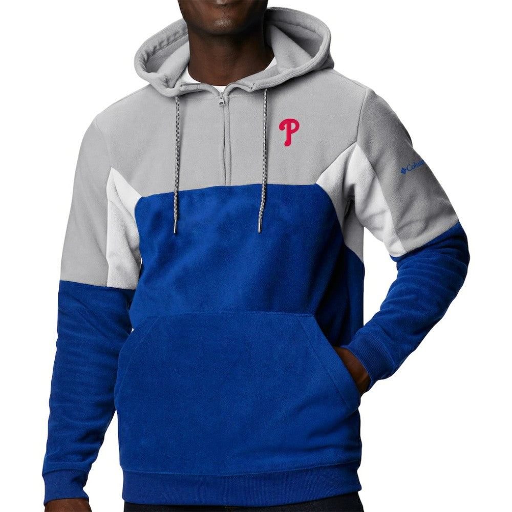 Philadelphia Phillies Columbia Lodge Fleece Quarter-Zip Hoodie Lifestyle