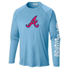 Atlanta Braves Columbia Terminal Tackle Long Sleeve T-Shirt Sale