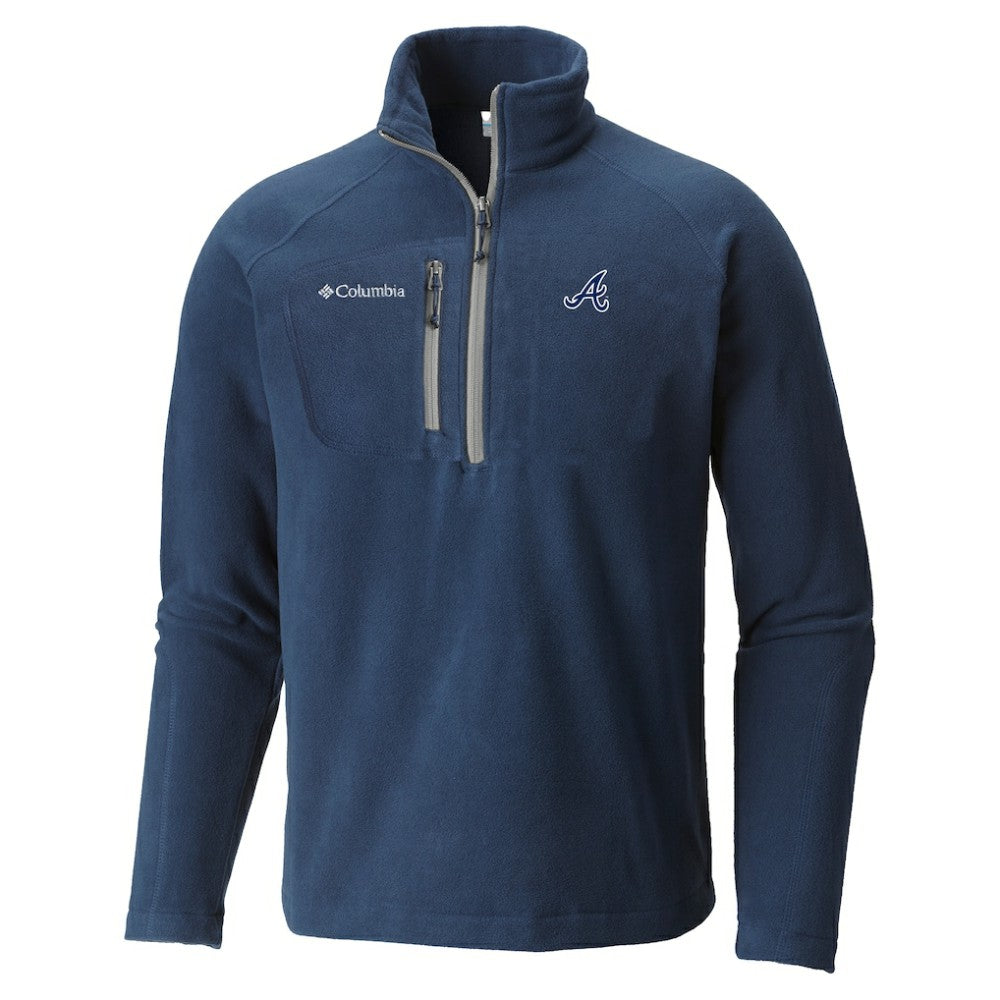 Atlanta Braves Columbia Fast Trek III Half-Zip Fleece Pullover Lifestyle