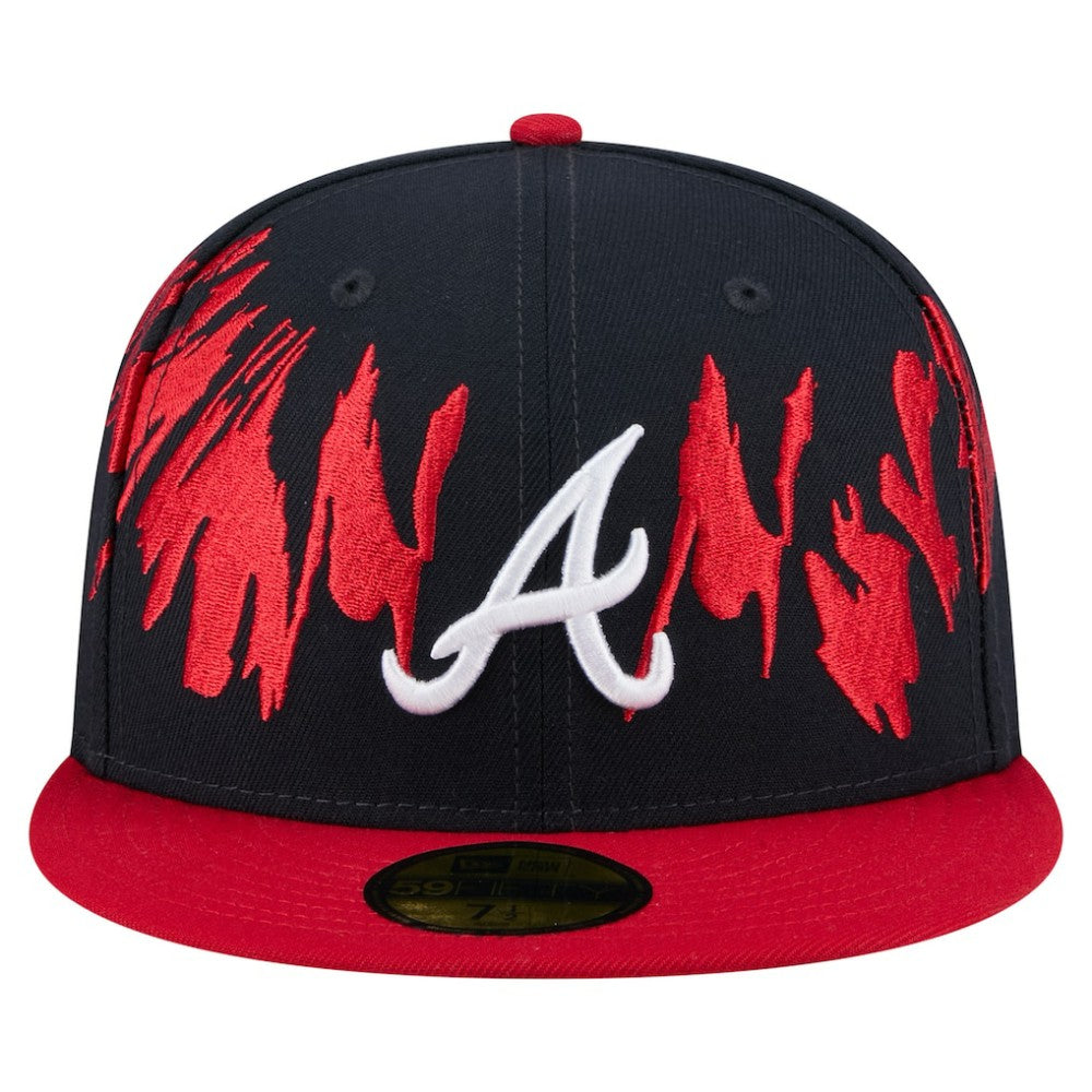 Atlanta Braves New Era Retro Pattern 59FIFTY Fitted Hat On Sale