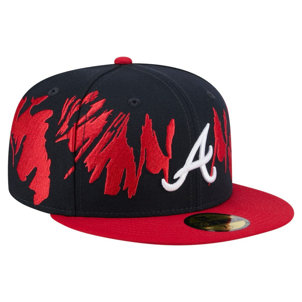 Atlanta Braves New Era Retro Pattern 59FIFTY Fitted Hat On Sale