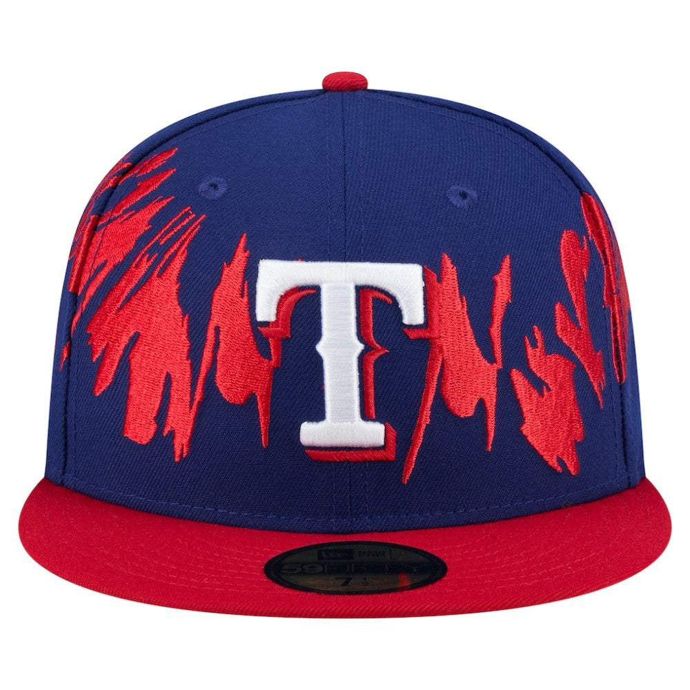 Texas Rangers New Era Retro Pattern 59FIFTY Fitted Hat On Sale