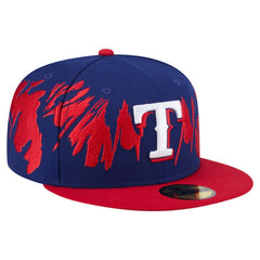 Texas Rangers New Era Retro Pattern 59FIFTY Fitted Hat On Sale