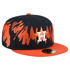 Houston Astros New Era Retro Pattern 59FIFTY Fitted Hat Lifestyle