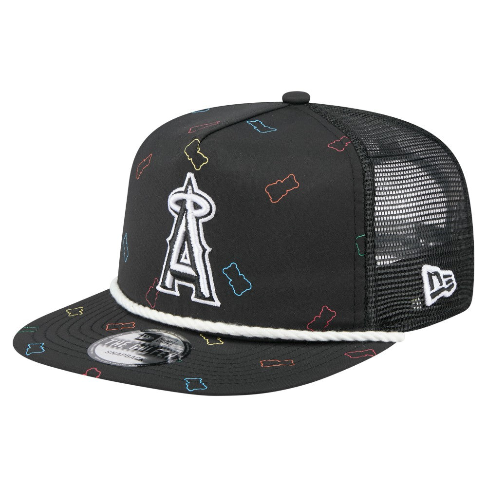 Los Angeles Angels New Era Gummy Golfer Trucker Adjustable Hat discount