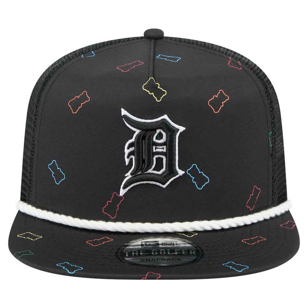 Detroit Tigers New Era Gummy Golfer Trucker Snapback Hat discount