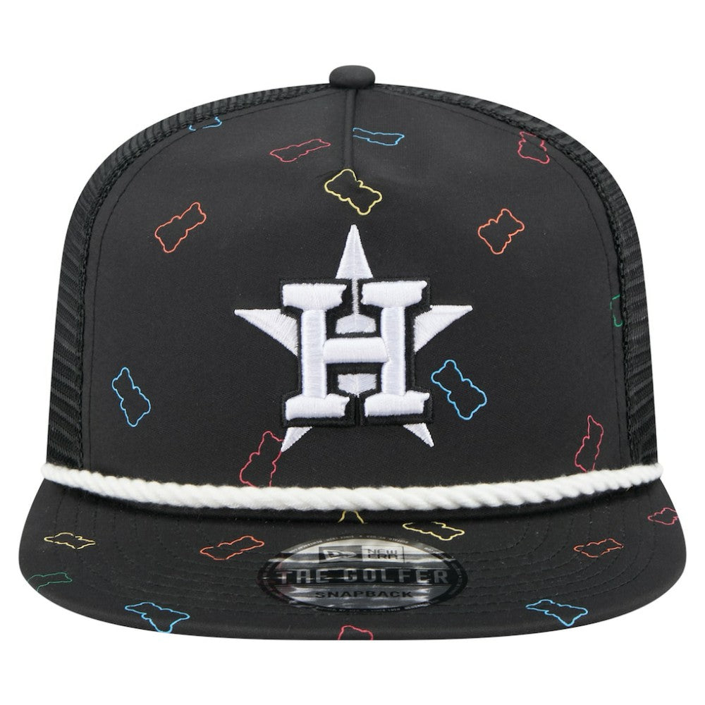 Houston Astros New Era Gummy Golfer Trucker Adjustable Hat Lifestyle