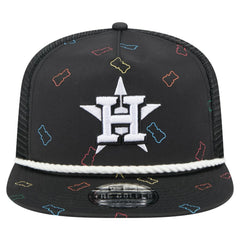Houston Astros New Era Gummy Golfer Trucker Adjustable Hat Lifestyle