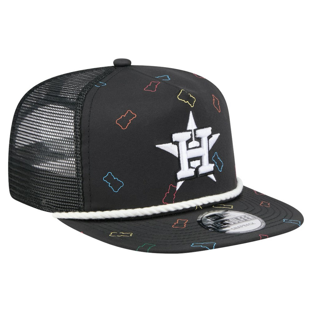 Houston Astros New Era Gummy Golfer Trucker Adjustable Hat Lifestyle