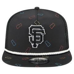 San Francisco Giants New Era Gummy Golfer Trucker Adjustable Hat Lifestyle