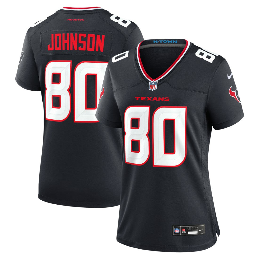 Andre Johnson Houston Texans Women's Team Retired Player Game Jersey Navy - Nike