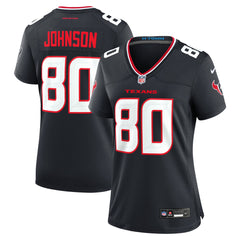 Andre Johnson Houston Texans Women's Team Retired Player Game Jersey Navy - Nike
