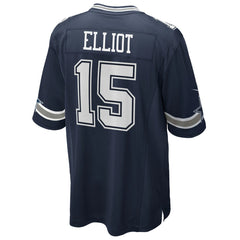 Ezekiel Elliott Dallas Cowboys Team Game Jersey Navy - Nike
