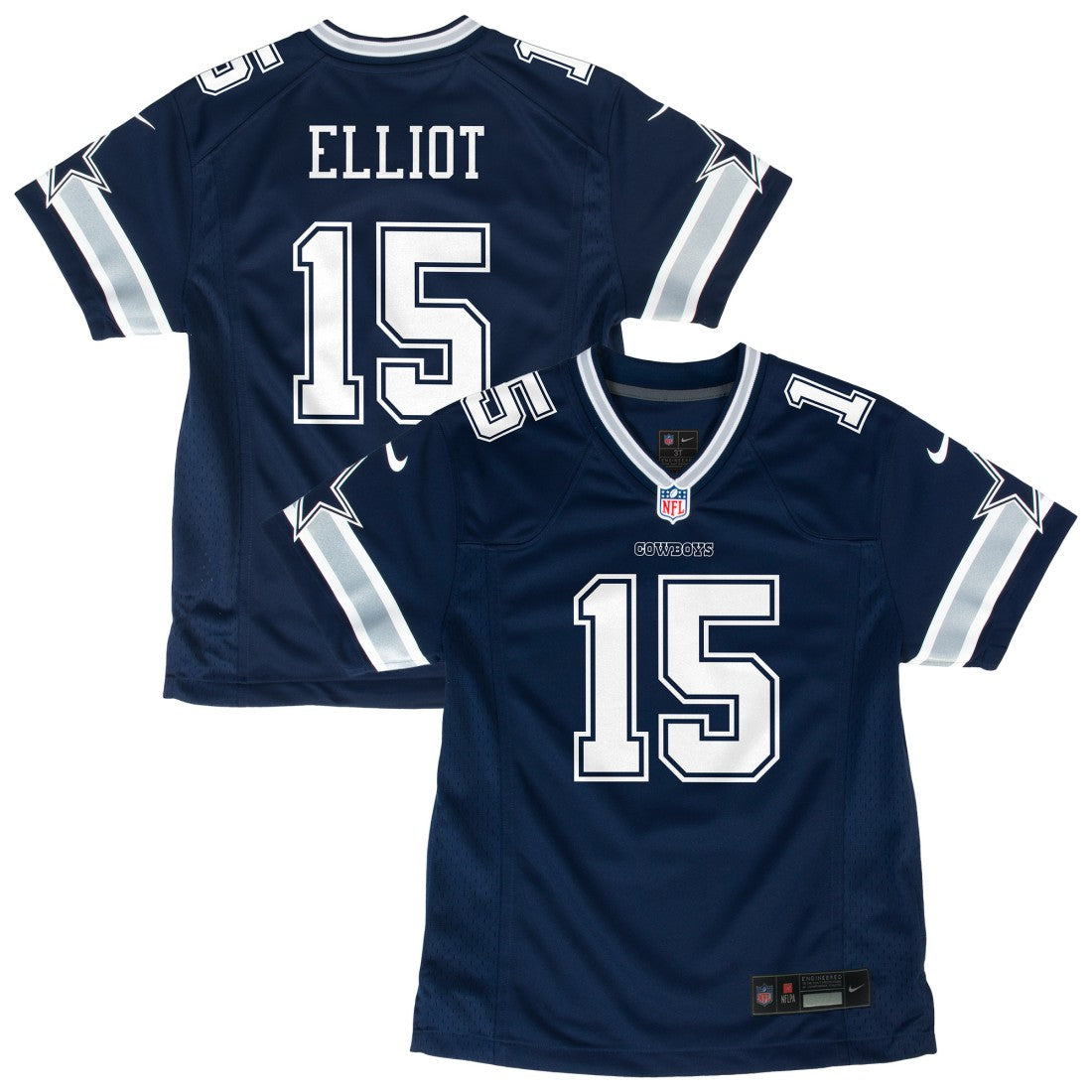 Ezekiel Elliott Dallas Cowboys Youth Game Jersey Navy - Nike