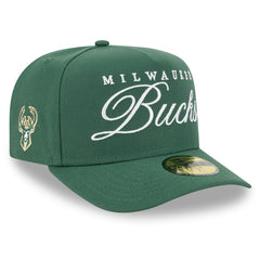 New Era - Milwaukee Bucks 2025 NBA Draft A-Frame 59FIFTY Fitted Hat - Hunter Green