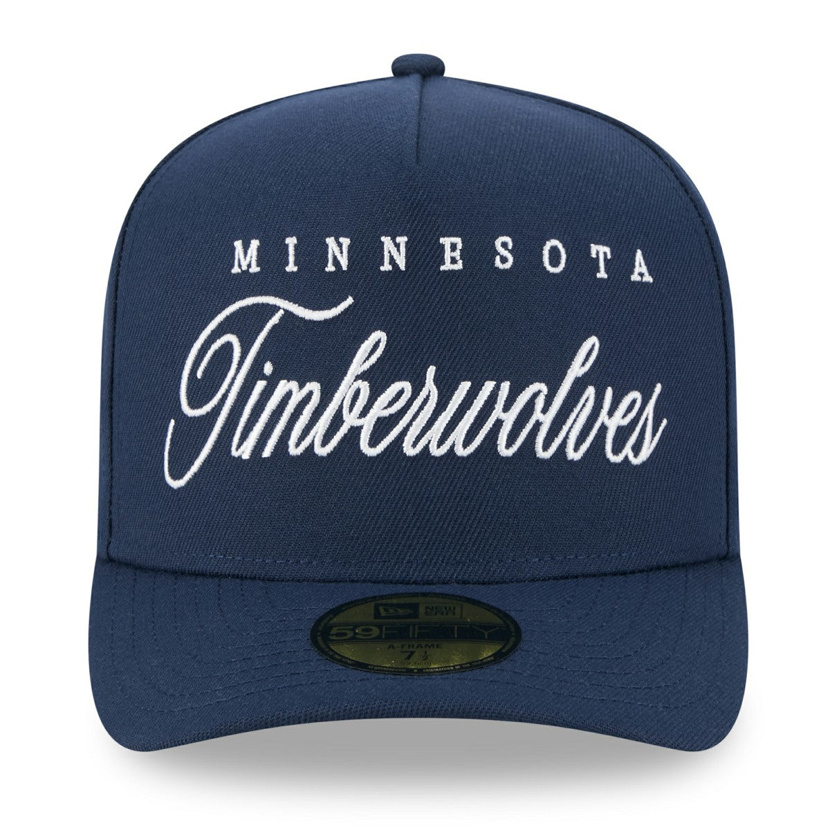 New Era - Minnesota Timberwolves 2025 NBA Draft A-Frame 59FIFTY Fitted Hat - Navy
