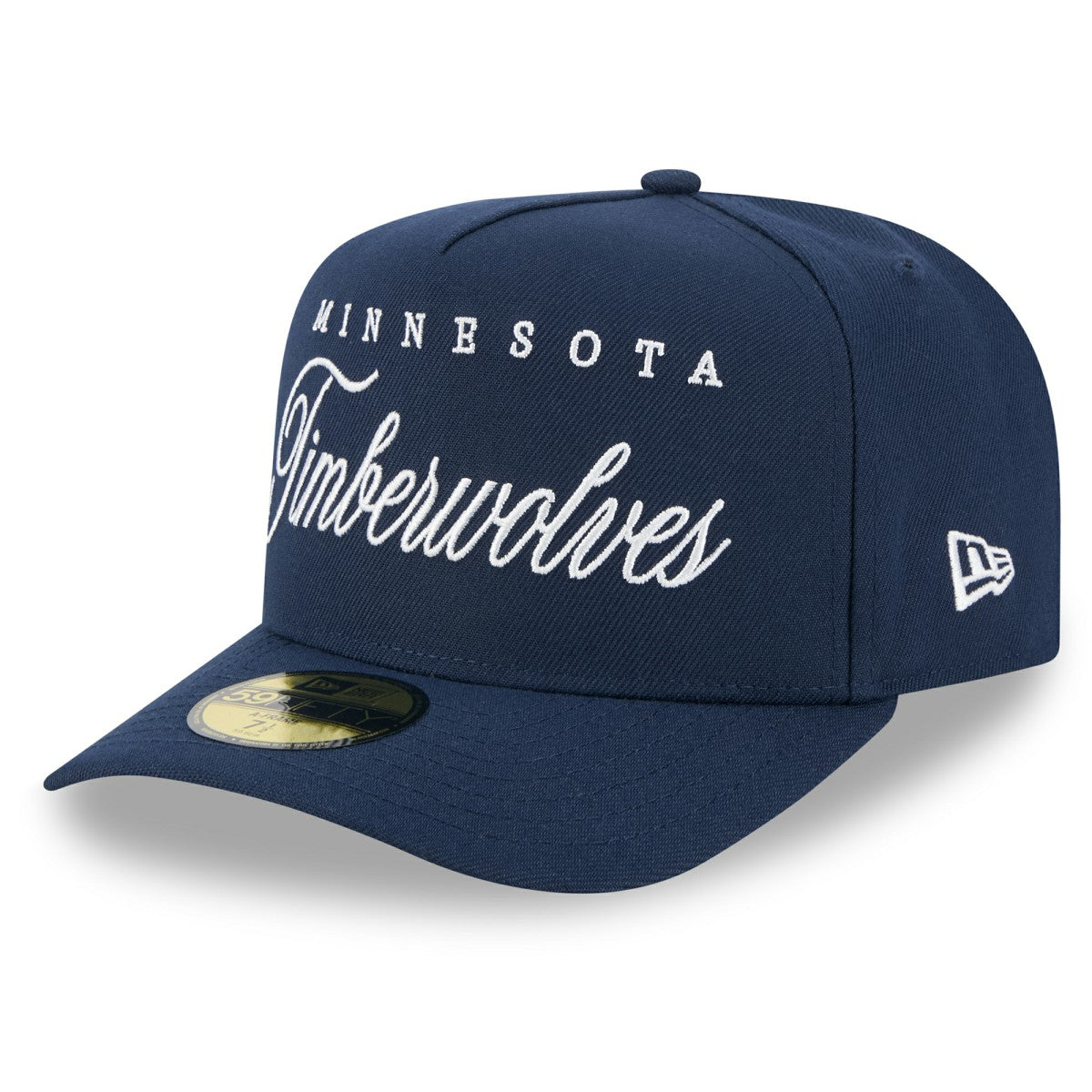 New Era - Minnesota Timberwolves 2025 NBA Draft A-Frame 59FIFTY Fitted Hat - Navy