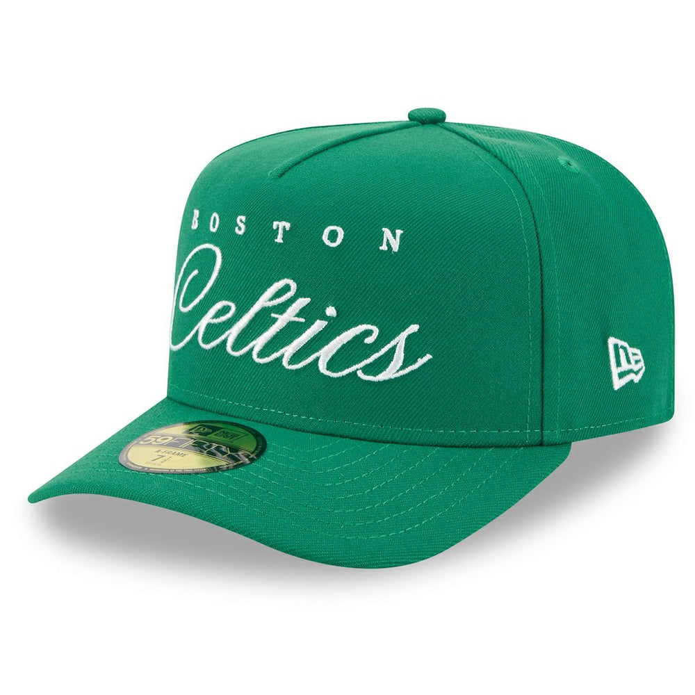 New Era - Boston Celtics 2025 NBA Draft A-Frame 59FIFTY Fitted Hat - Kelly Green