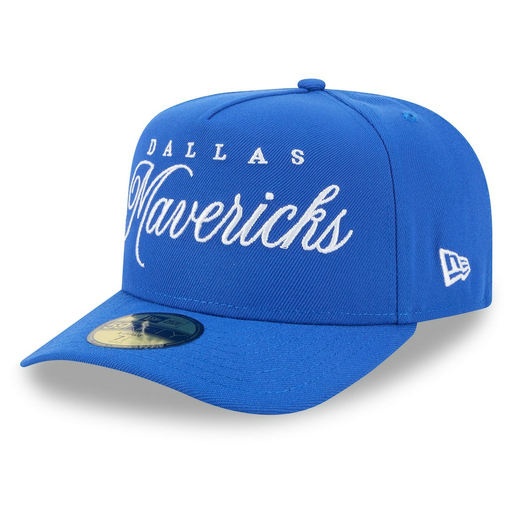 New Era - Dallas Mavericks 2025 NBA Draft A-Frame 59FIFTY Fitted Hat - Blue
