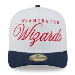 New Era - Washington Wizards 2025 NBA Draft A-Frame 59FIFTY Fitted Hat - White/Navy