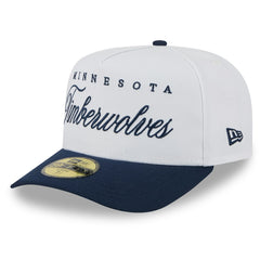 New Era - Minnesota Timberwolves 2025 NBA Draft A-Frame 59FIFTY Fitted Hat - White/Navy