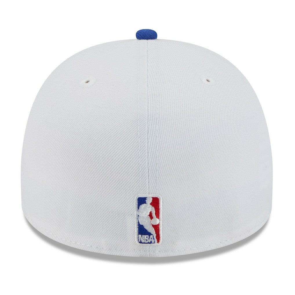 New Era - Philadelphia 76ers 2025 NBA Draft A-Frame 59FIFTY Fitted Hat - White/Royal