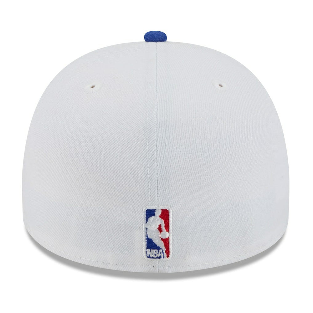 New Era - Philadelphia 76ers 2025 NBA Draft A-Frame 59FIFTY Fitted Hat - White/Royal