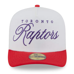 New Era - Toronto Raptors 2025 NBA Draft A-Frame 59FIFTY Fitted Hat - White/Red