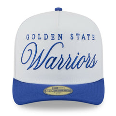 New Era - Golden State Warriors 2025 NBA Draft A-Frame 59FIFTY Fitted Hat - White/Royal