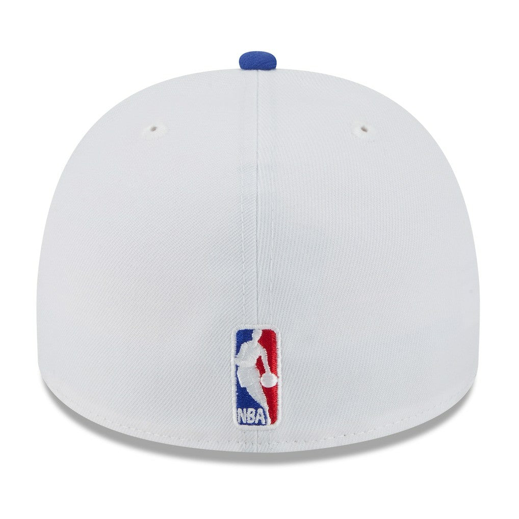 New Era - Golden State Warriors 2025 NBA Draft A-Frame 59FIFTY Fitted Hat - White/Royal