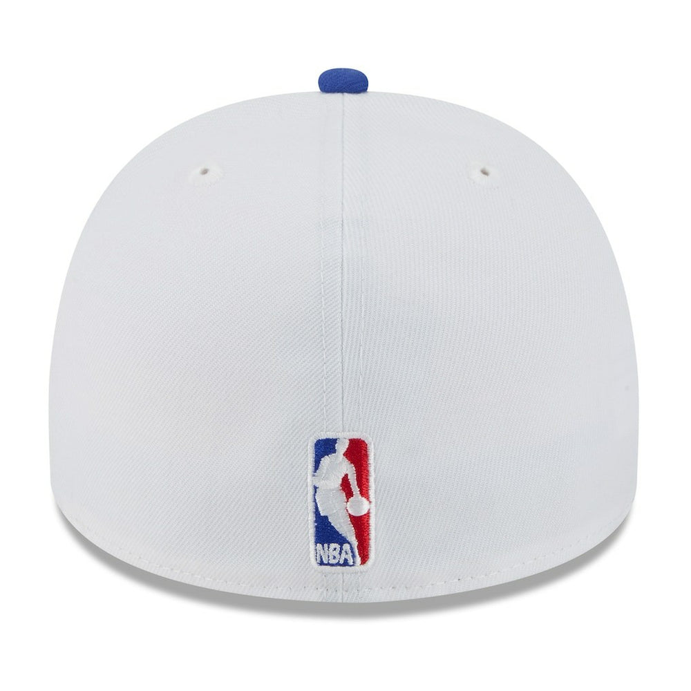 New Era - Golden State Warriors 2025 NBA Draft A-Frame 59FIFTY Fitted Hat - White/Royal
