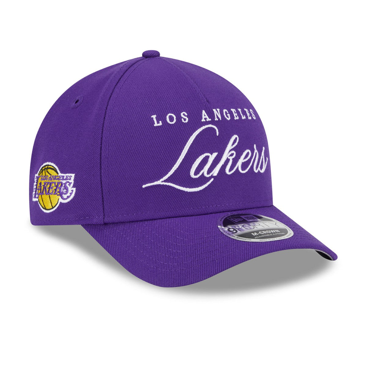 New Era - Los Angeles Lakers 2025 NBA Draft M-Crown A-Frame 9FORTY Adjustable Hat - Purple