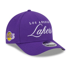 New Era - Los Angeles Lakers 2025 NBA Draft M-Crown A-Frame 9FORTY Adjustable Hat - Purple