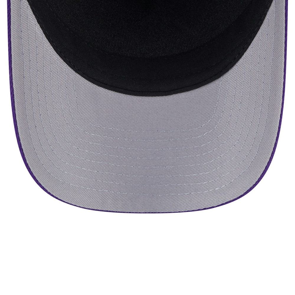 New Era - Los Angeles Lakers 2025 NBA Draft M-Crown A-Frame 9FORTY Adjustable Hat - Purple