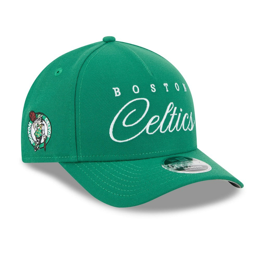 New Era - Boston Celtics 2025 NBA Draft M-Crown A-Frame 9FORTY Adjustable Hat - Kelly Green