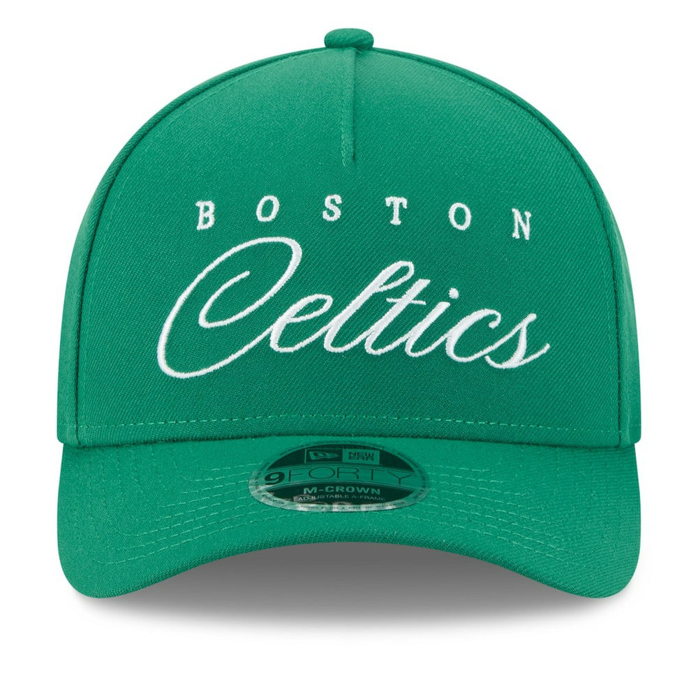 New Era - Boston Celtics 2025 NBA Draft M-Crown A-Frame 9FORTY Adjustable Hat - Kelly Green