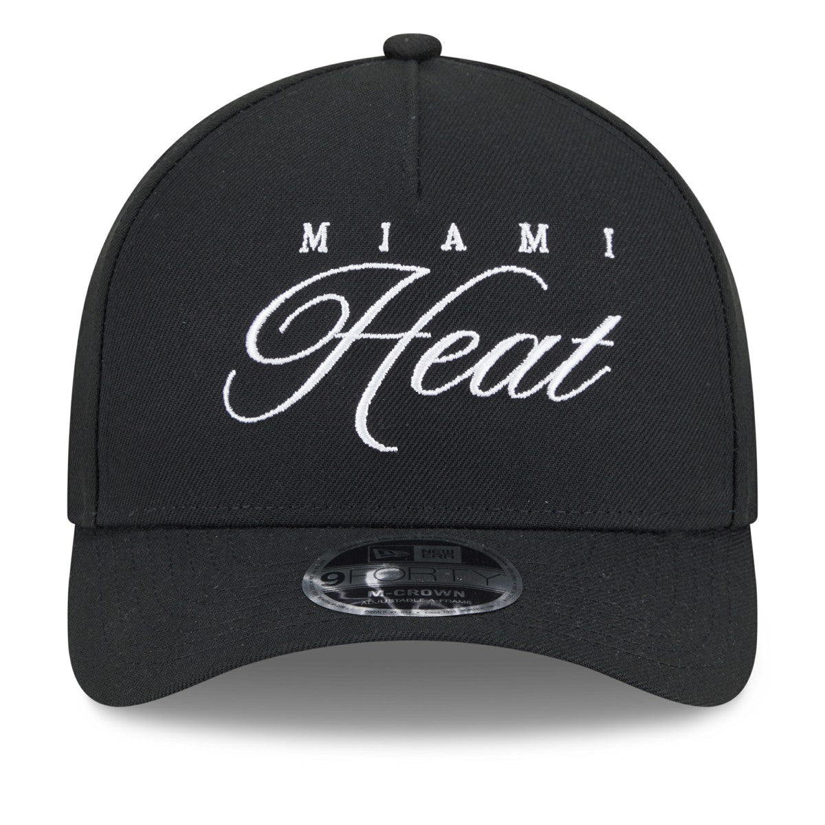 New Era - Miami Heat 2025 NBA Draft M-Crown A-Frame 9FORTY Adjustable Hat - Black