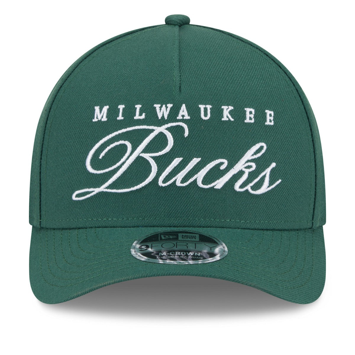 New Era - Milwaukee Bucks 2025 NBA Draft M-Crown A-Frame 9FORTY Adjustable Hat - Hunter Green