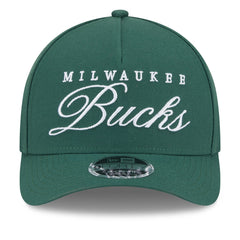 New Era - Milwaukee Bucks 2025 NBA Draft M-Crown A-Frame 9FORTY Adjustable Hat - Hunter Green