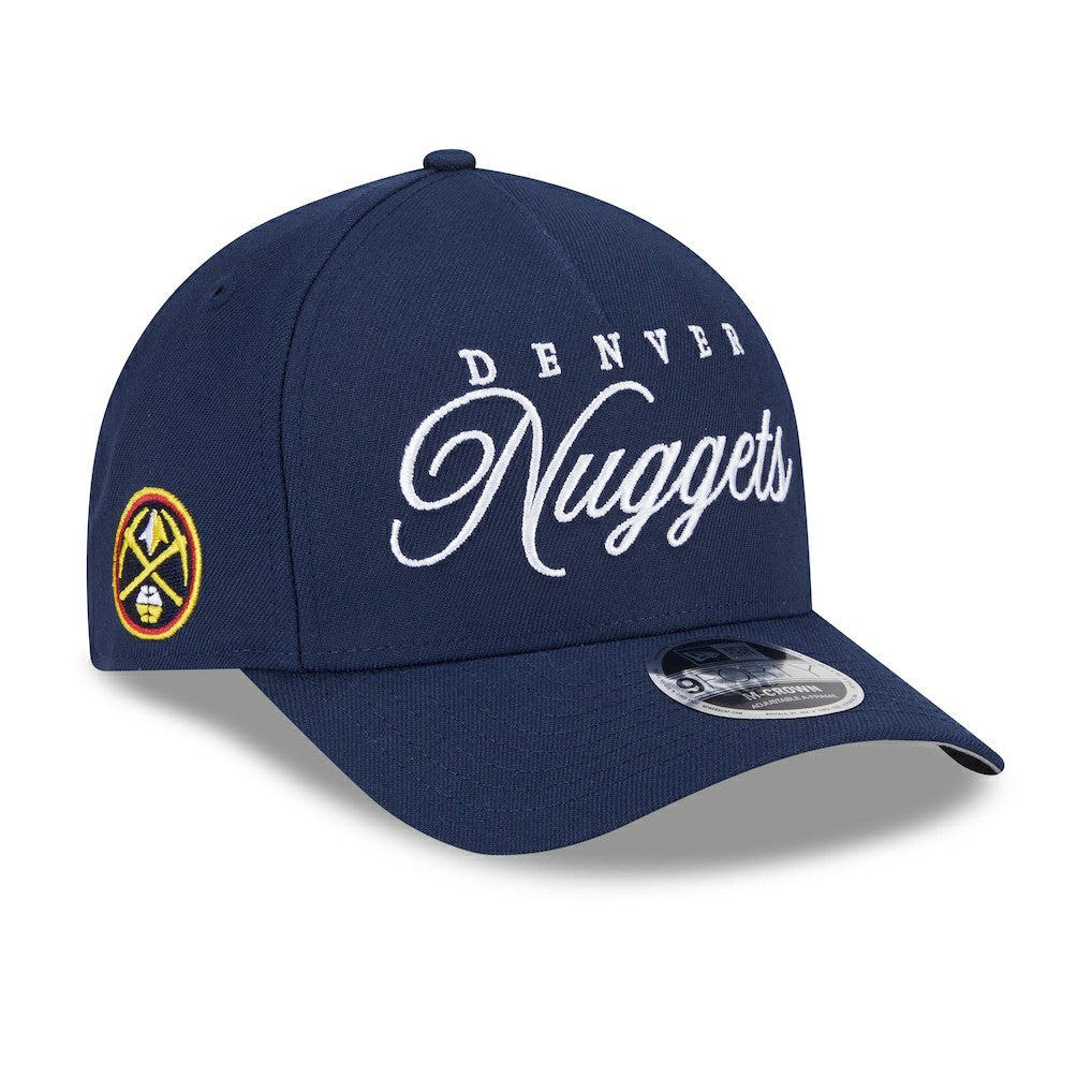 New Era - Denver Nuggets 2025 NBA Draft M-Crown A-Frame 9FORTY Adjustable Hat - Navy