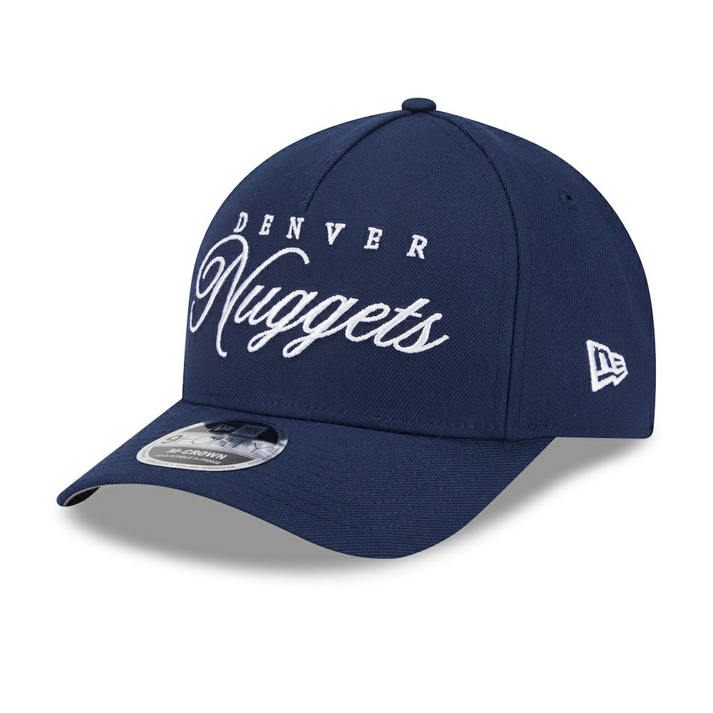 New Era - Denver Nuggets 2025 NBA Draft M-Crown A-Frame 9FORTY Adjustable Hat - Navy